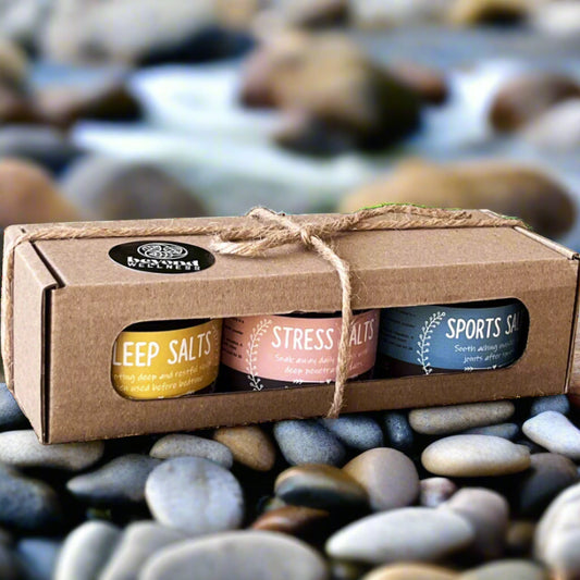 3 x 140g Tub Healing Bath Salts - Gift Set