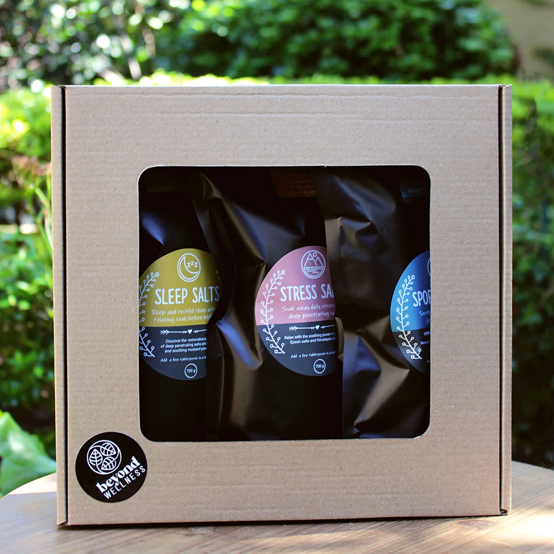 3 x Pouch Bath Salt Gift Set - 700g